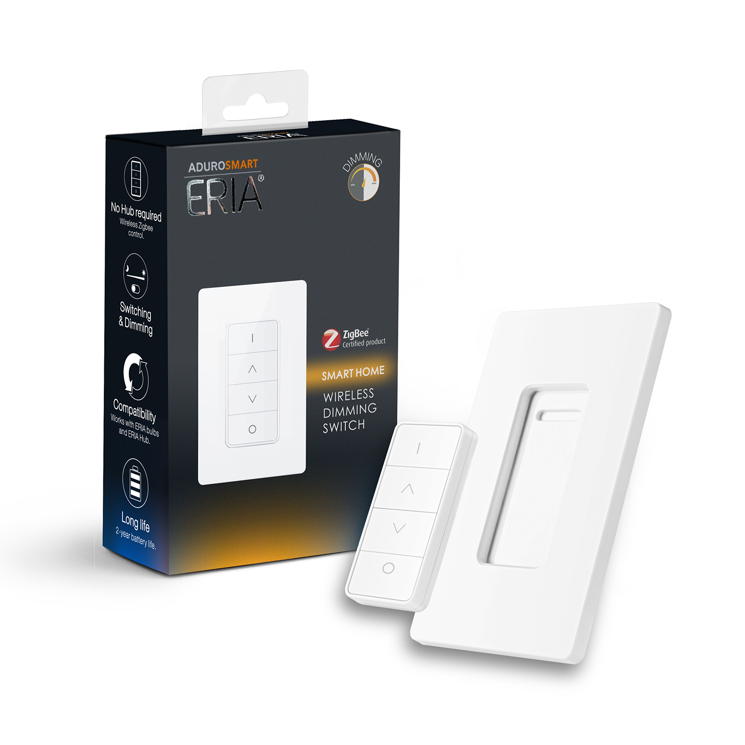 ERIA Smart Wireless Dimming Switch Remote - Adurosmart ERIA